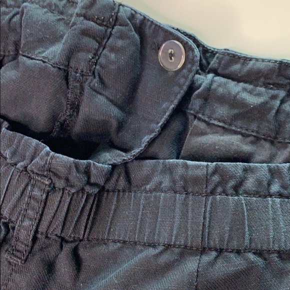 Lou & Grey Classic Black Drawstring casual lounge west Short small - Picture 9 of 10